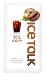 ICE TALK Hazelnut (Trending Korean Pouch Drinking Juice)