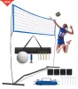 Volleyball Trainer Net, Adjustable Height for Indoor and Outdoor Practice, Perfect for Serving, Spiking Training