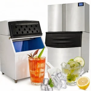Commercial Ice Maker and Large-Scale Ice Machine For Coffee Shops Milk Tea Shops Restaurants Bars KTVs Supermarkets Ice