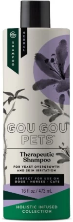 Holistic Natural Herbal Therapeutic Anti-Fungal Shampoo For Dog, Cat, Horse. Relieve Itch, Yeast Overgrowth. Made in USA