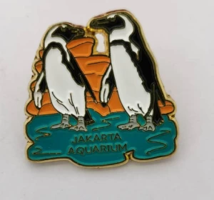 Penguin Logo Metal Badge