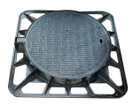 ductile iron manhole cover D400 850X850 from China