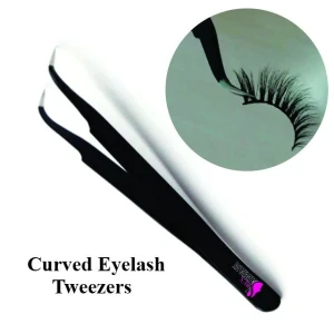 Eyelash extension tweezers