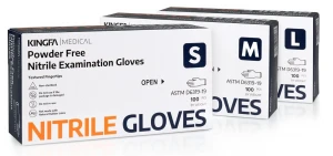 Medical examination nitrile gloves (CE+FDA)