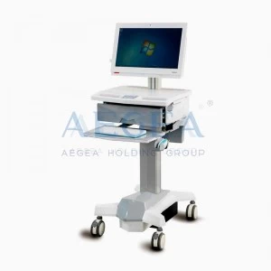 Computer Trolley ABS Medical Cart Workstation﻿