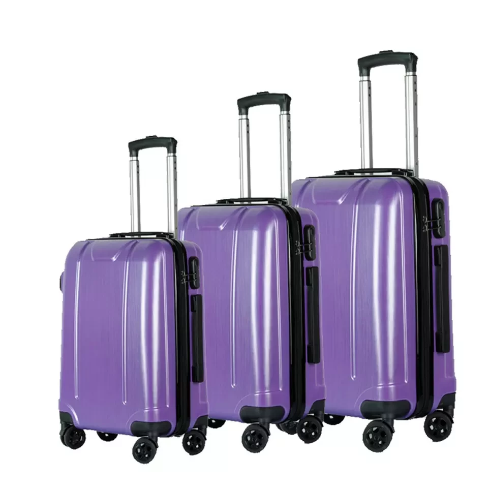 Buy Custom Luxury Trunk Carryon Luggage With Wheel Set Travelling Box Bags Trolley Luggage from