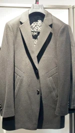 Long woolen suit made of pure wool