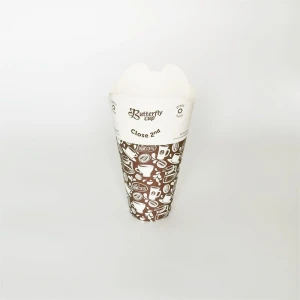 Disposable hot coffee cup