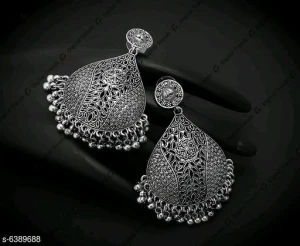 Oxidised silver Earings