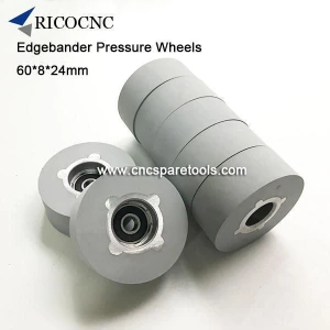 60x8x24mm Edgebander Pressure Roller Wheels for Edge Banding Machine