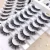 Import 3D fried false eyelashes 18mm multi-layer 8 pairs of eyelashes eyelash boxes from China