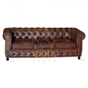 Handmade Designer Home made Leather Sofa