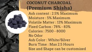 Charcoal shell Briquette