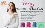 We provide and export feminine hygiene products of the VERA brand