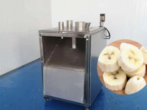 Banana slicing machine
