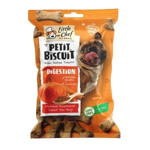 Natural Functional Vegan treats for dogs - Little Chef Petit Biscuit - Digestion recipe