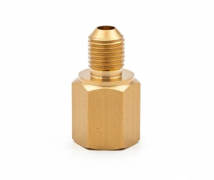 3/8 Inch Male Flare by 1/2 Inch Female Flare Gas Adapter Connector