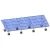 Import Aluminum Solar PV Ground Mount Racking Structure System Installation Solar Panel Ground Mounting Support from China