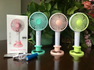 Portable Hand Held Mini Rechargeable and Fordable Fan with Aromatherapy fashion fan charging fan