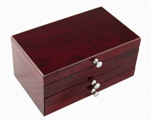 wooden jewelry packing box