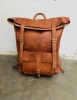 Leather Backpack, Brown Leather Rucksack, Laptop Bag, Travel Backpack Rucksack, Unisex Bag,