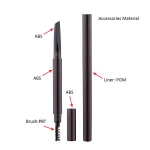 eyebrow pencil hollow tube packaging material