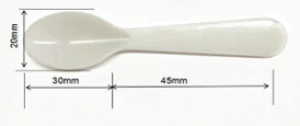 Disposable Plastic Ice Cream Spoon Food Grade PP Dessert Spoon