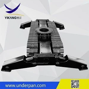 Custom underwater robot crawler steel track undercarriage chassis with slewing bearing for excavator drilling rig