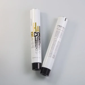 Cosmetics aluminum tube packaging for hair dye