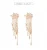 Import Fashion Jewelry Shining Back-hanging Pop Star Tassel Exquisite Earrings Earrings Women from China