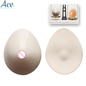 100 g Oval Light weight tear drop Silicone breast form medical prosthesis transvestite bra pad for after surgery Cross dresser