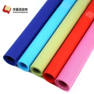 100% PP Material Polypropylene Spunbond Non-Woven Fabric for Packing/Furniture/Sofa, Colorful Spunbonded Nonwoven Fabric Factory for Making Shopping Bags