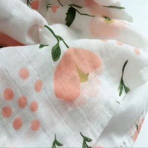 100% viscose cotton 2 layers 4-layer muslin baby swaddle blanket