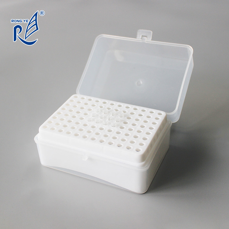 Buy 1000ul/100wells High Quality Empty Pp Pipette Tip Box With Lid ...