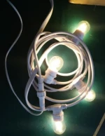 100m e27 led garland light bulb strings outdoor