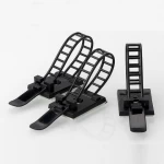 10pcs CL-1 CL-2 CL-3 Cable Clips Self Adhesive Mount Wire Clamp Line Tie Fixed Adjustable Fasten Organizer Holder e Black