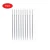 Import 10Pcs/Set Food Grade Outdoor Stainless Steel Metal Titanium Toothpick Reusable Food Fruit Fork with Case for Travel Camping from China