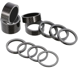 11 Pieces Bike Carbon Fiber Headset Spacer Bicycle 1-1/8 Inch 20 15 10 5 3 2 1 mm