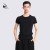 Import 116102012  dance training tops  men black shirts wholesale comfortable and breathable from China