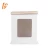 Import 12 inch square white paper big tall wedding cake box with clear window from China