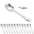 Import 12 Pieces 8" Stainless Steel Table Dinner Spoon, Sliverware Dishwasher Safe Customize Logo from China