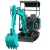 Import 1.2 Ton  China brand small mini digger excavator prices for digging from China