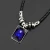 Import 12 Zodiac Pendant Necklace Zodiac Designs Blue design Glass Jewelry-ZN029 from China
