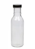 12oz 370ml soy bbq chili sauce empty glass bottles with cap