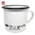 Import 12oz metal enamel camping mug, coffee cup, camping fire mug from China