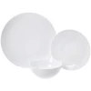 12pcs Melamine Dinnerware Set Dinner Plates and bowls set for Camping RV Use, Break-resistant, Dishwasher Safe