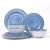 Import 12pcs plastic melamine tableware dinnerware set from China