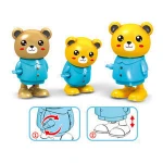 12pcs promotion toys set custom wind up plastic toys