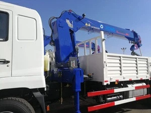 12Ton Truck mounted crane lorry truck mounted crane for sale