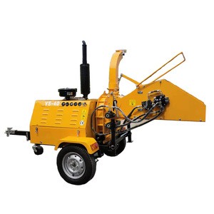 13 Year Factory Manufacturer Mobile High Efficiency Wood Chip Drum Chippers Shredder